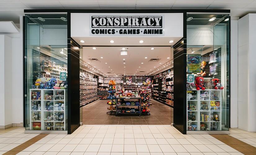 Conspiracy Comics inside Upper Canada Mall