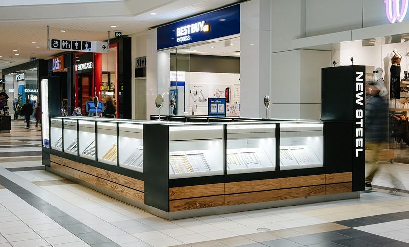 New Steel inside Upper Canada Mall