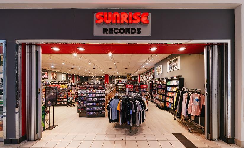 Sunrise Records inside Upper Canada Mall