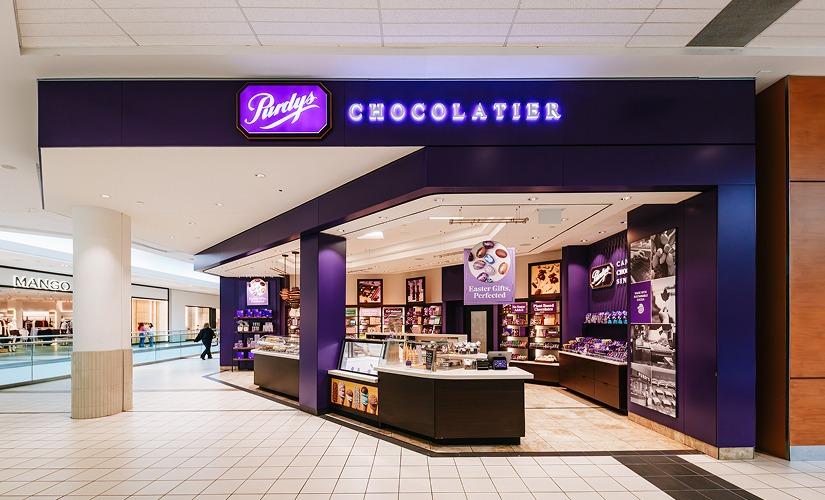 Purdys Chocolatier inside Upper Canada Mall