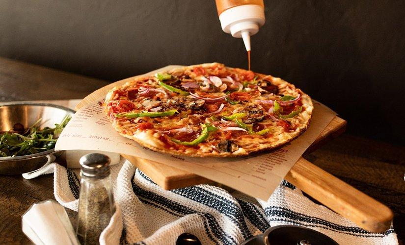 Score Pizza inside Upper Canada Mall
