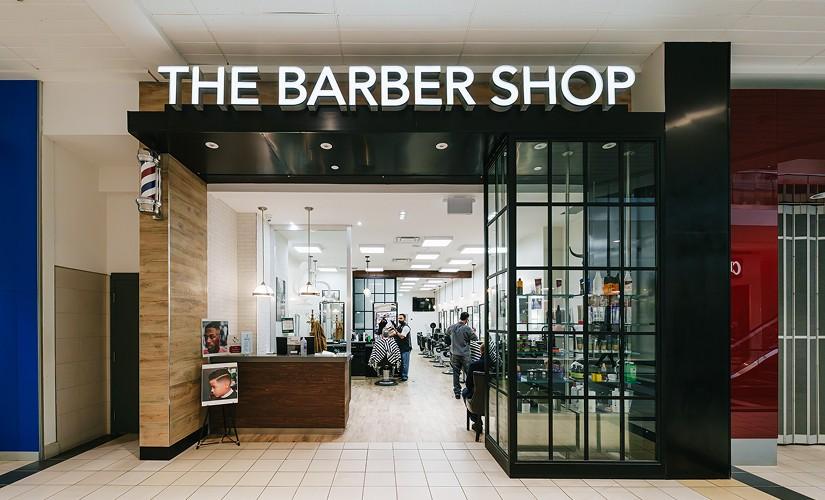 The Barber Shop inside Upper Canada Mall