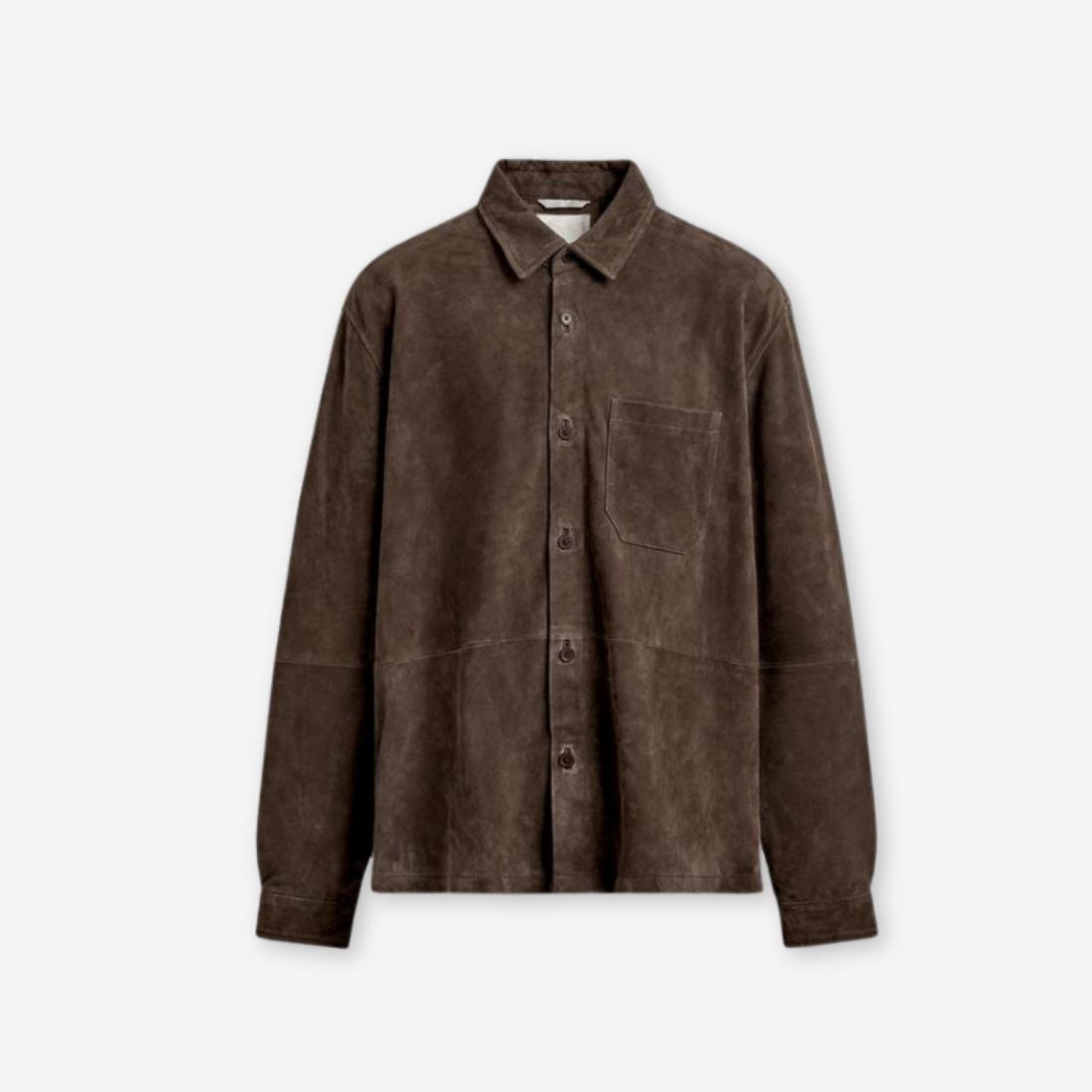 Zara | Leather overshirt