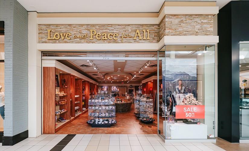 Love and Peace for All inside Upper Canada Mall