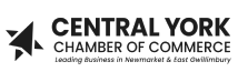 Central York Chamber of Commerce logo with a black arrow icon