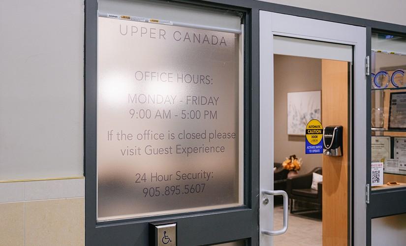Upper Canada Management Office inside Upper Canada Mall