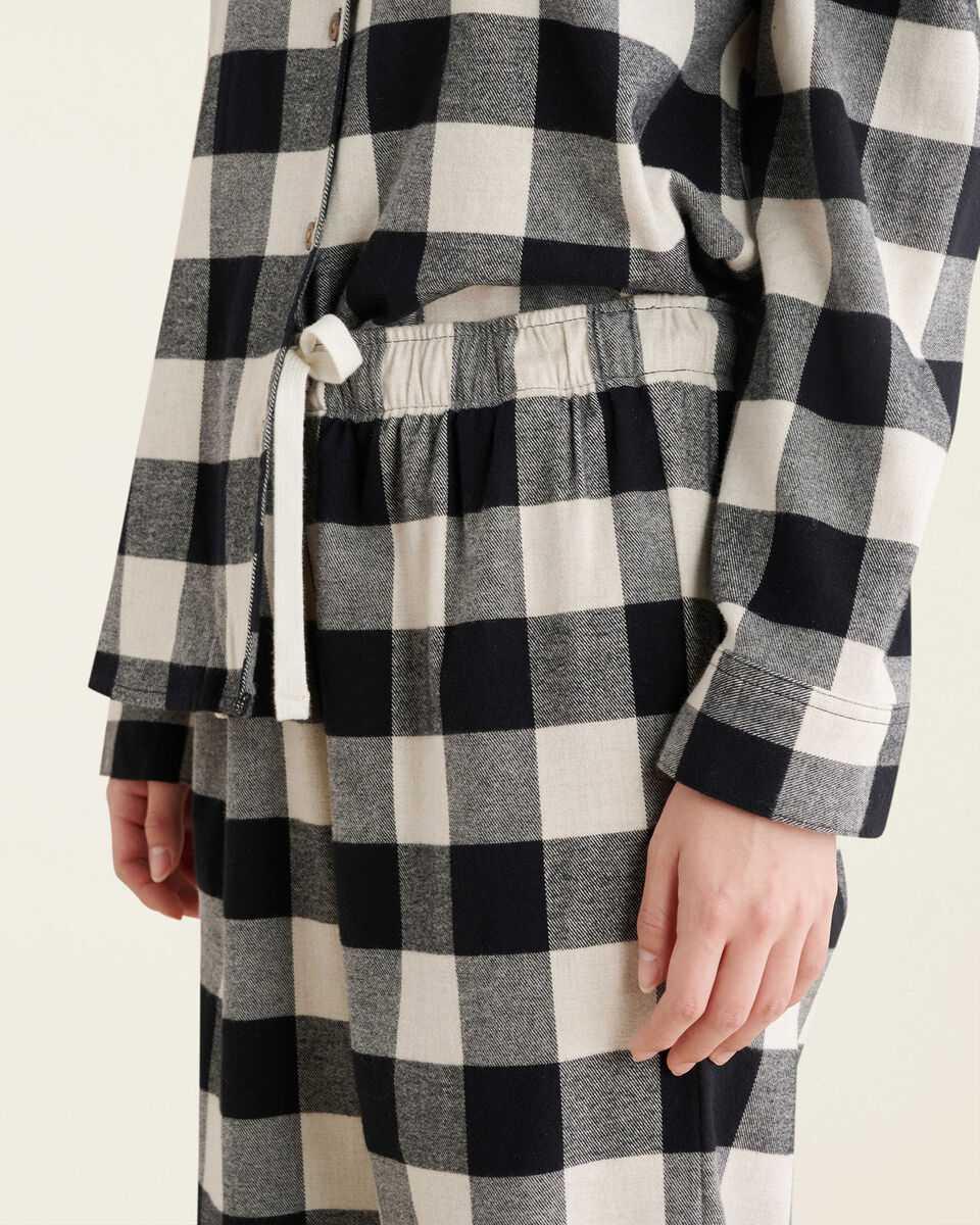 Womens park plaid pajama set from roots.
