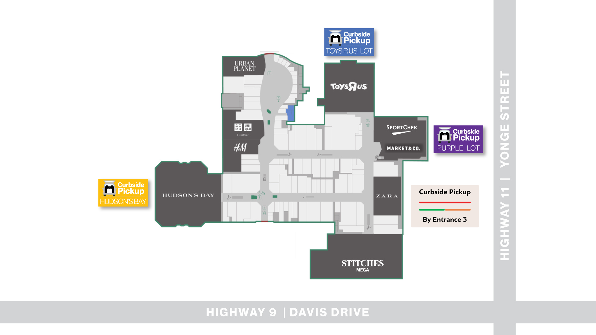 Curbside and Centralized Pick up - Upper Canada Mall