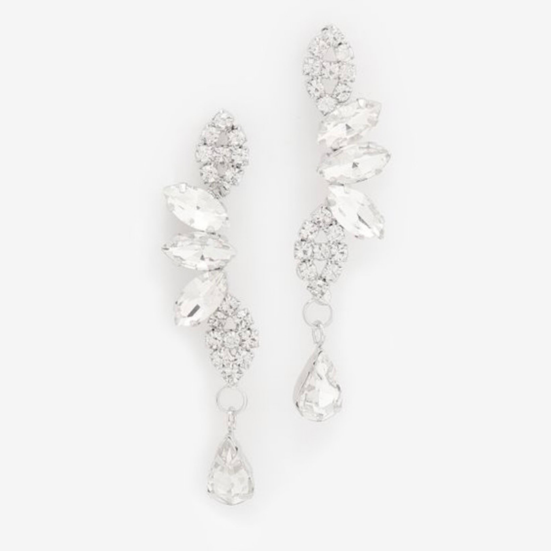 Crystal dangler earrings from Ardene