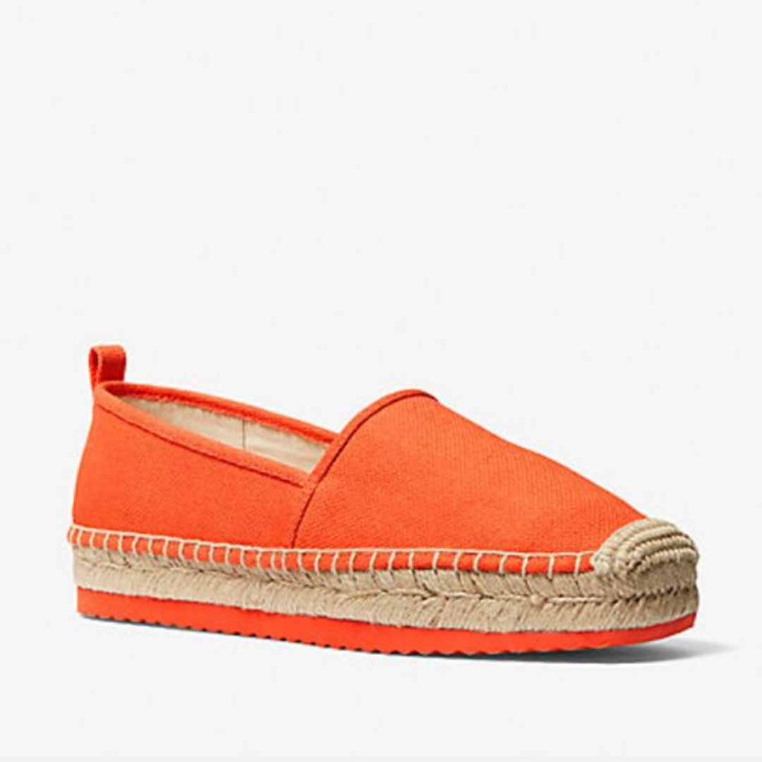 Orange espadrille from Michael Kors