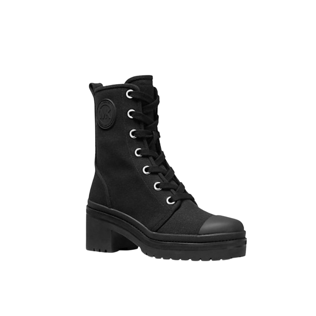 Combat black boots from Michael Kors