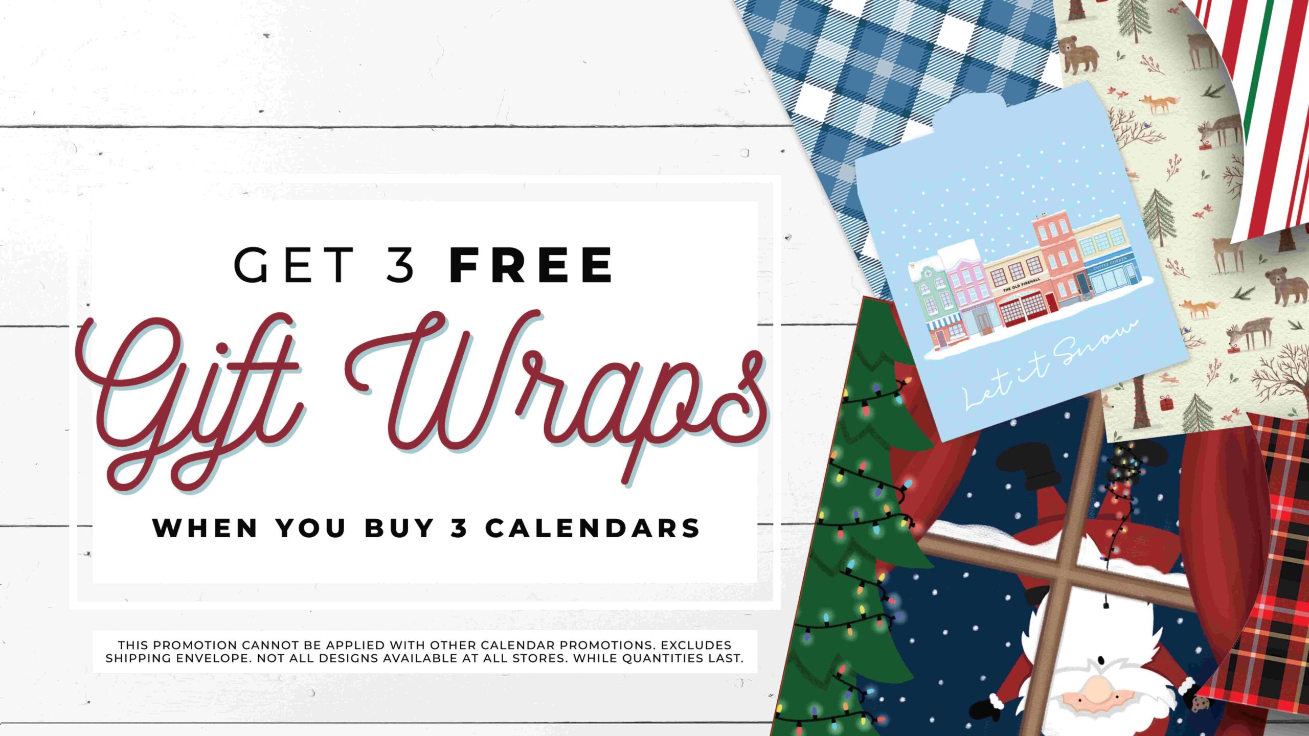 gift wrap at Calendar club