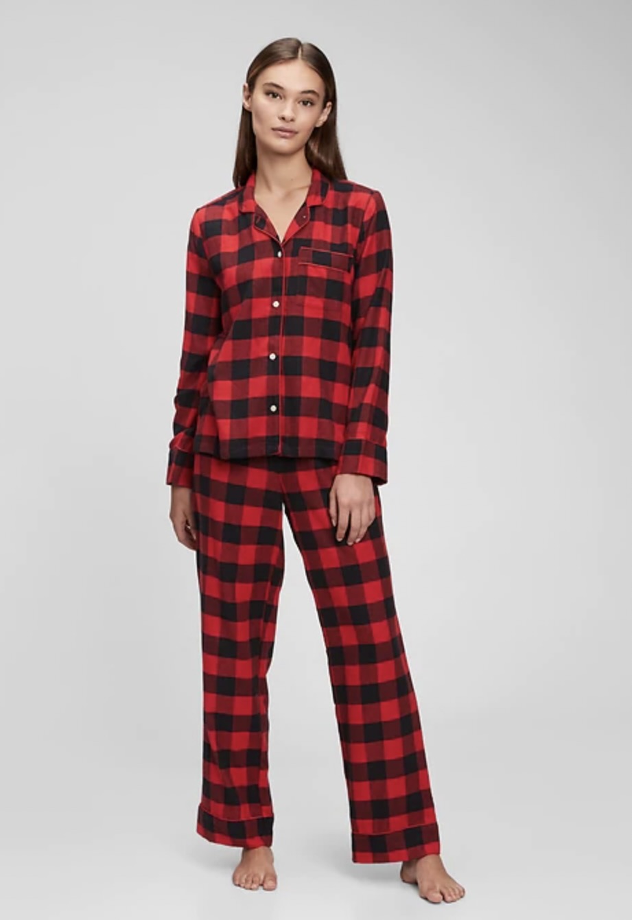 Flannel pajama set from Old Navy