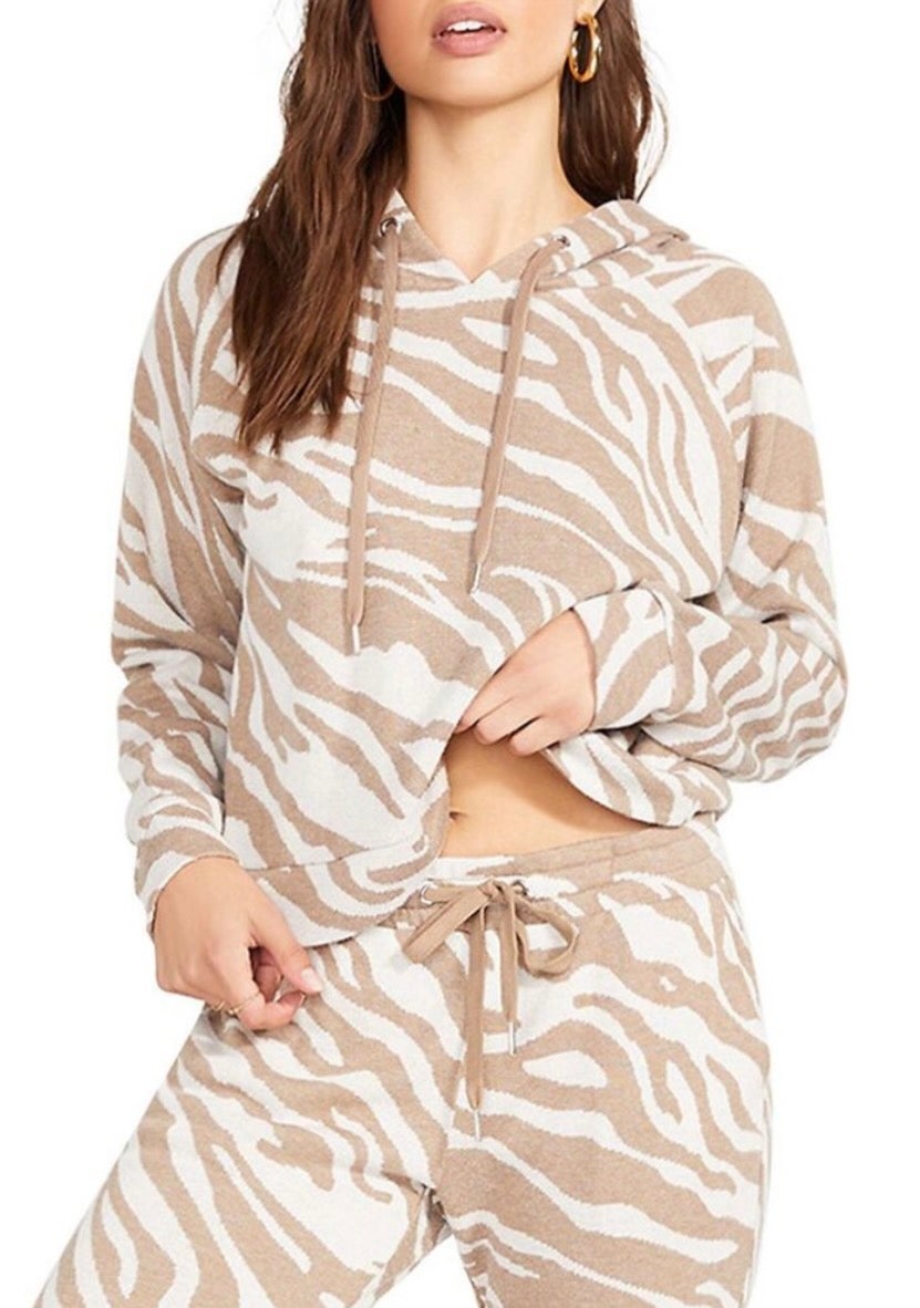 Zebra print matching sweatsuit from Hudson's Bay