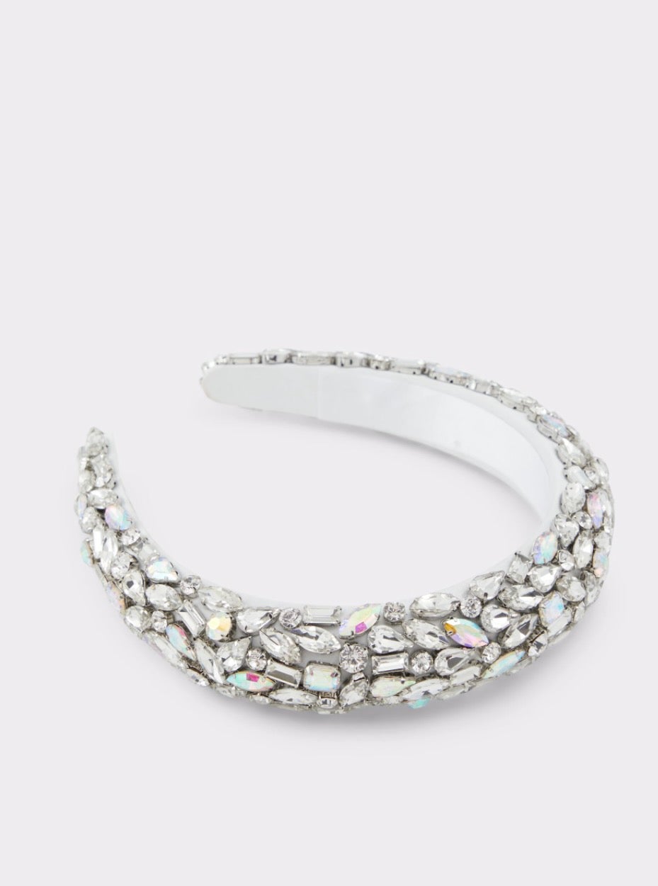 Silver sequence headband from Aldo