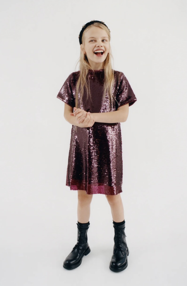 Sequence kids dress from Zara