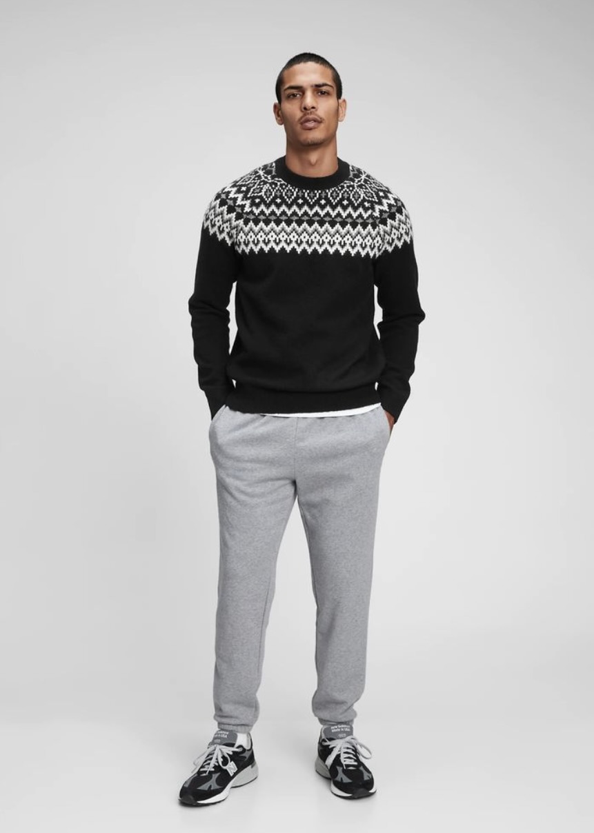 Men's fair isle sweater from GAP