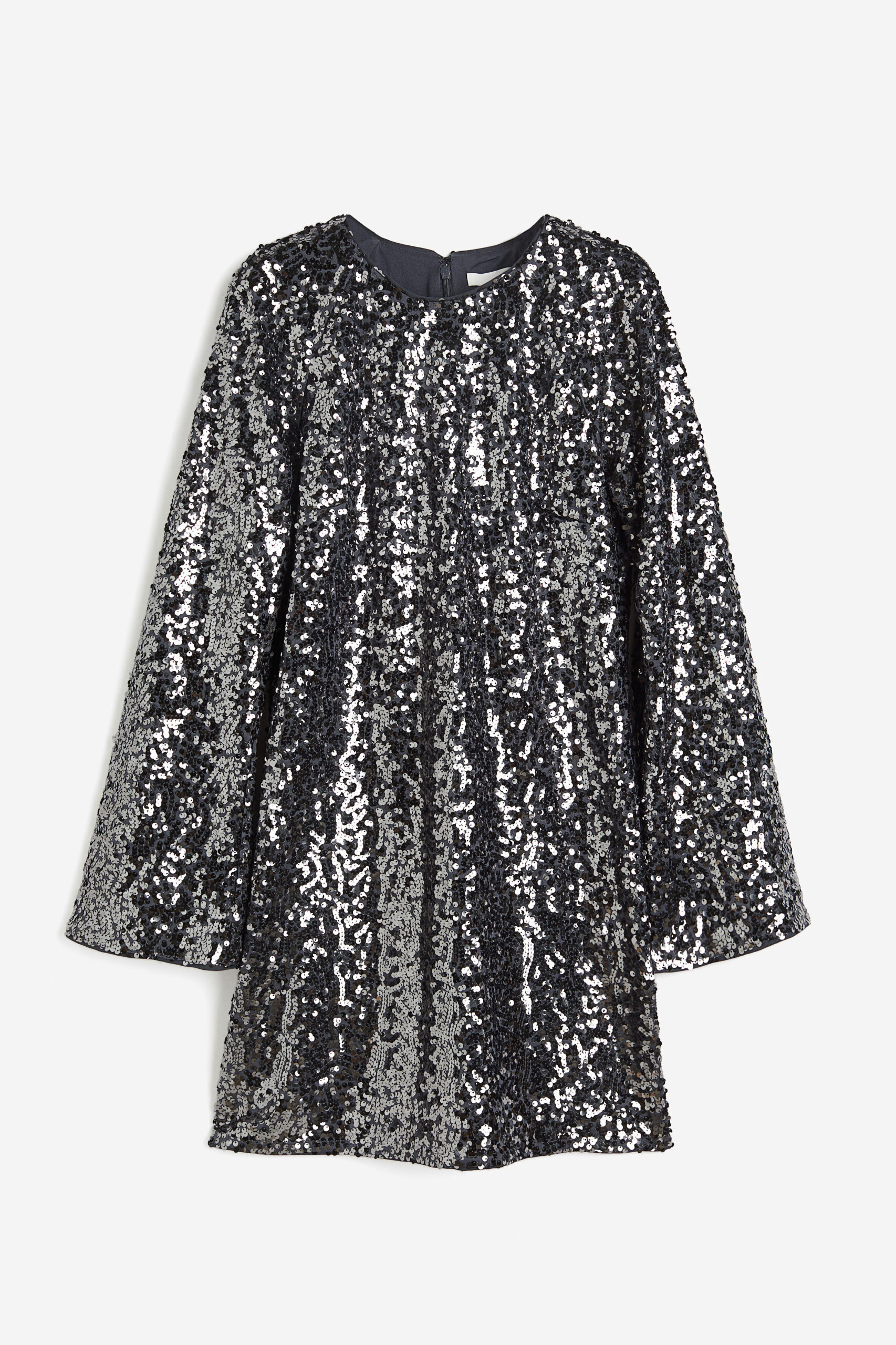 Sparkly dress with long sleeves