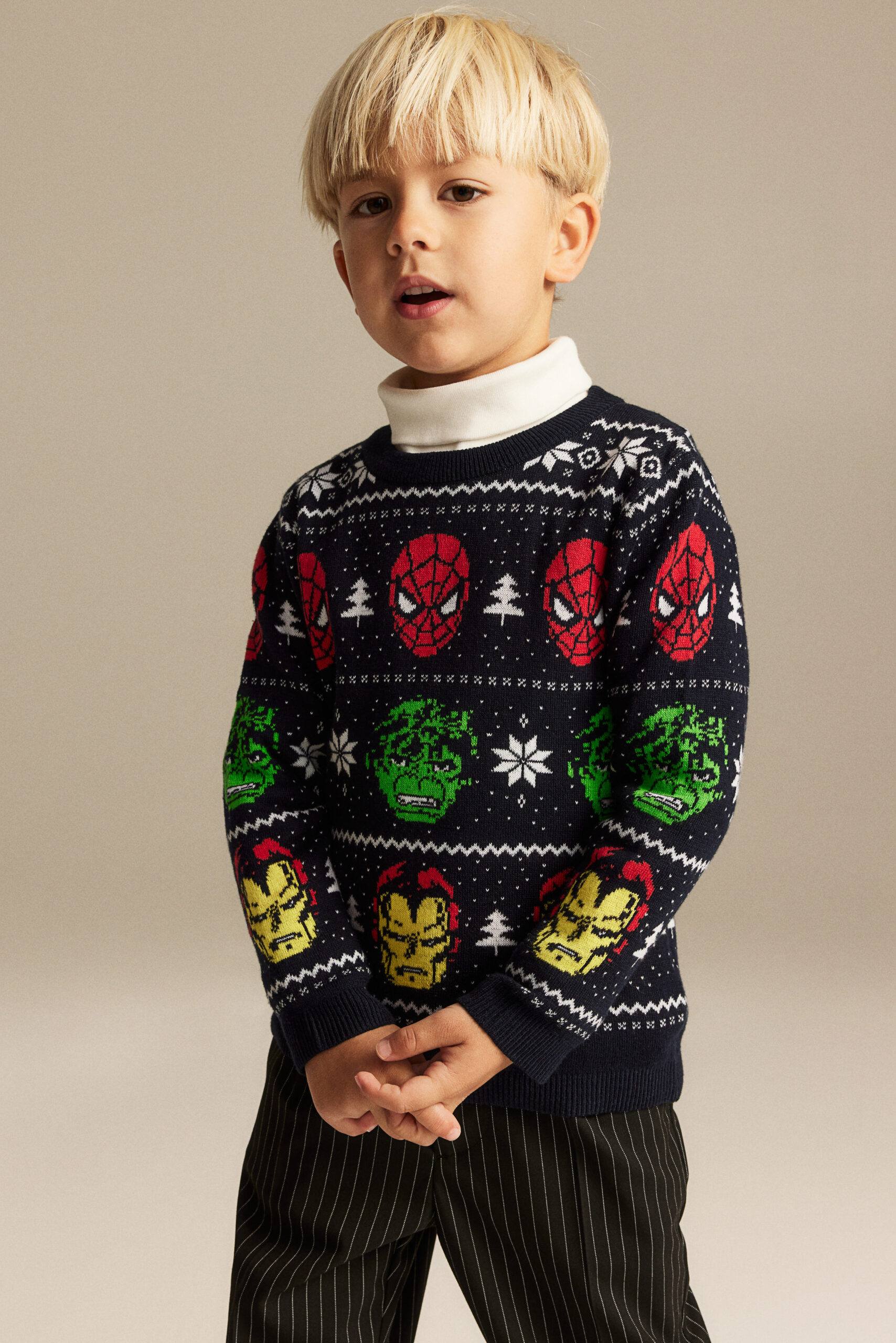 Marvel holiday sweater for boys
