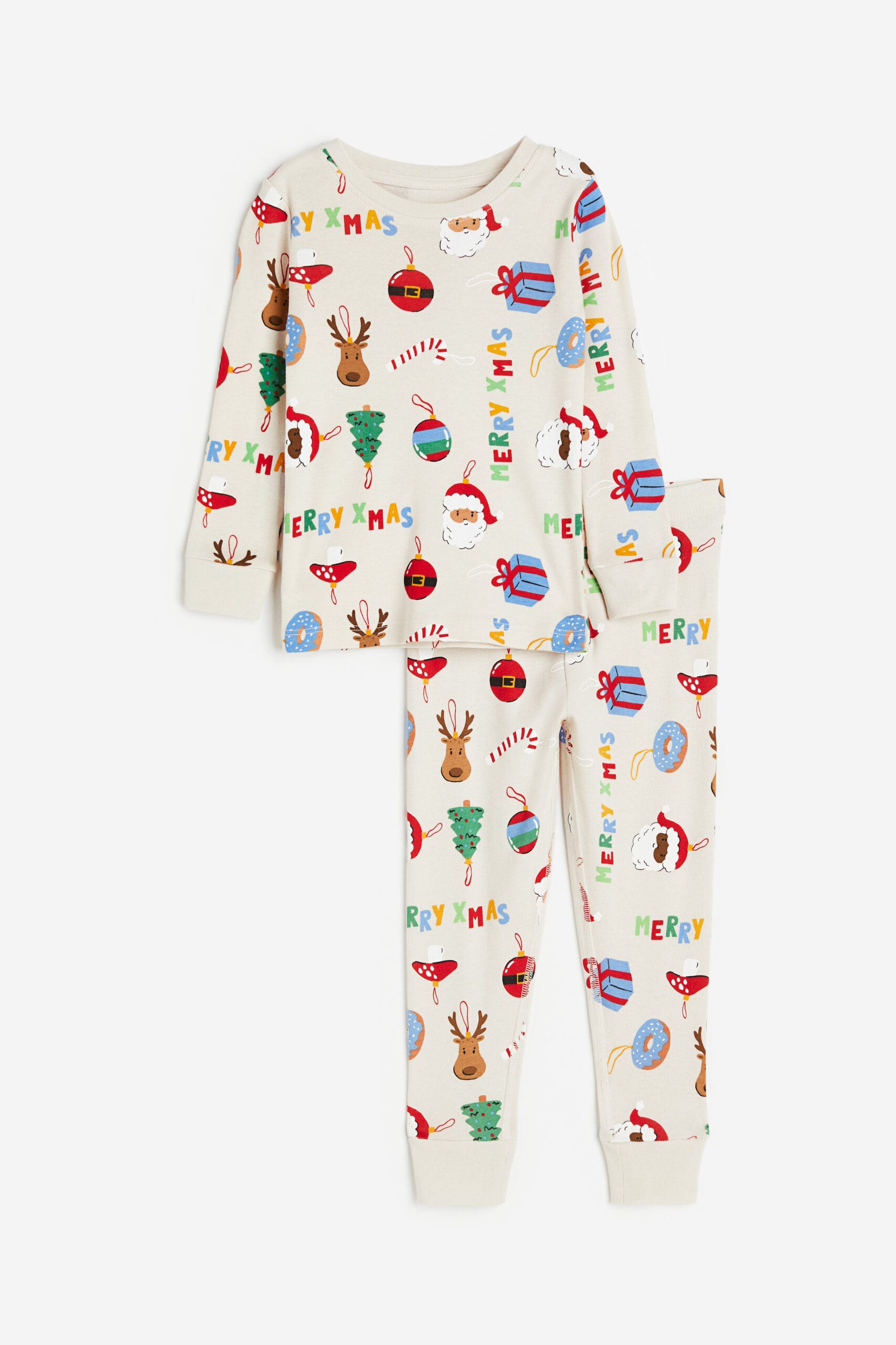 Holiday printed pajamas