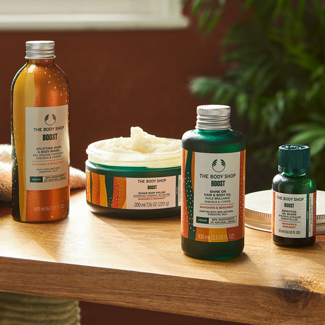 Body care essentials from The Body Shop.
