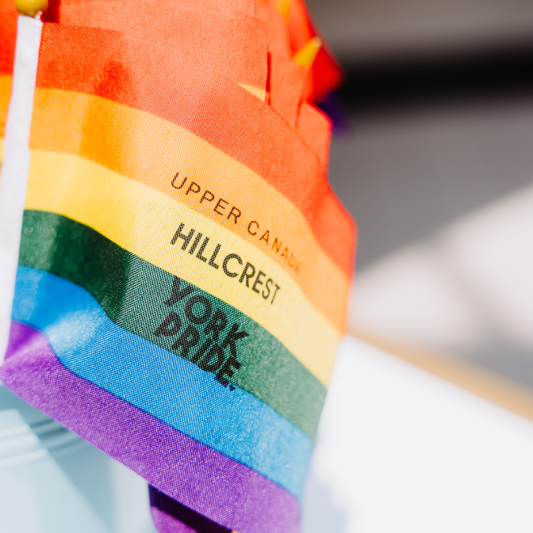 Upper Canada x Hillcrest x York Pride pride flags