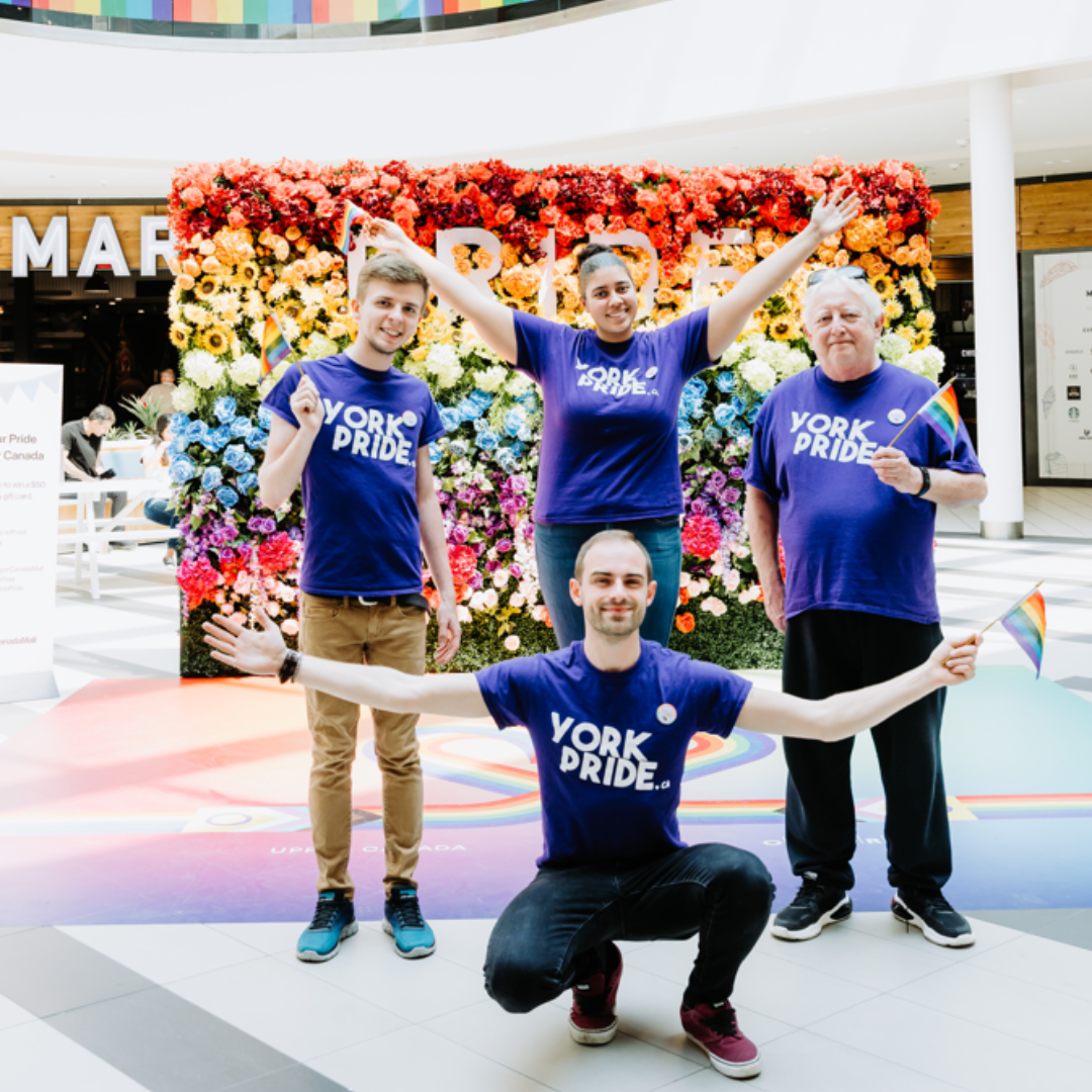 York Pride volunteers at Upper Canada Mall