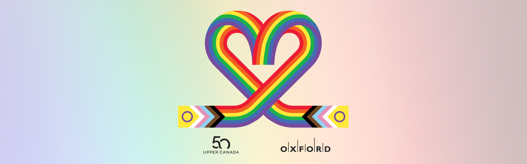 Upper Canada Mall & Oxford Properties Group Pride logo