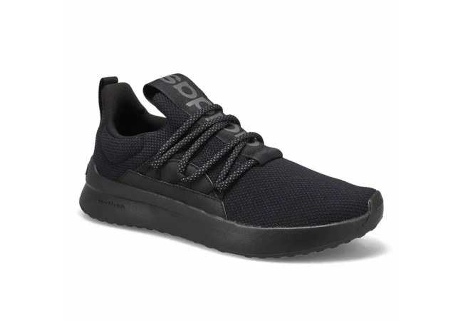 adidas Mens Lite Racer Adapt 5.0 Wide Sneaker - Black_Black
