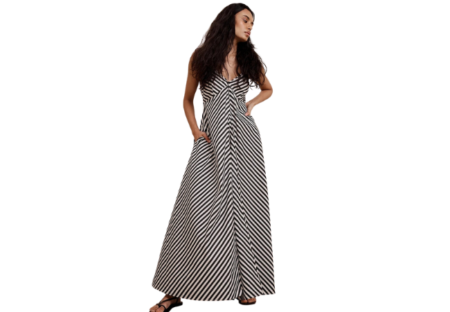 Banana Republic Poplin Maxi Dress