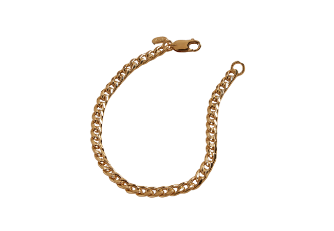 Banana Republic Ravena Delicate Curb Link Bracelet gold