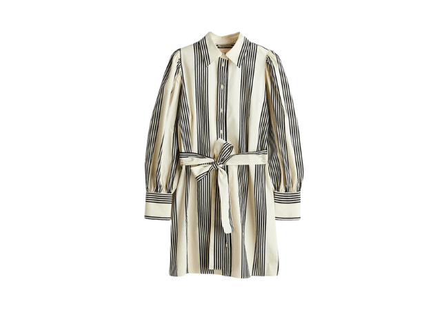 H&M Tie-belt Shirt Dress