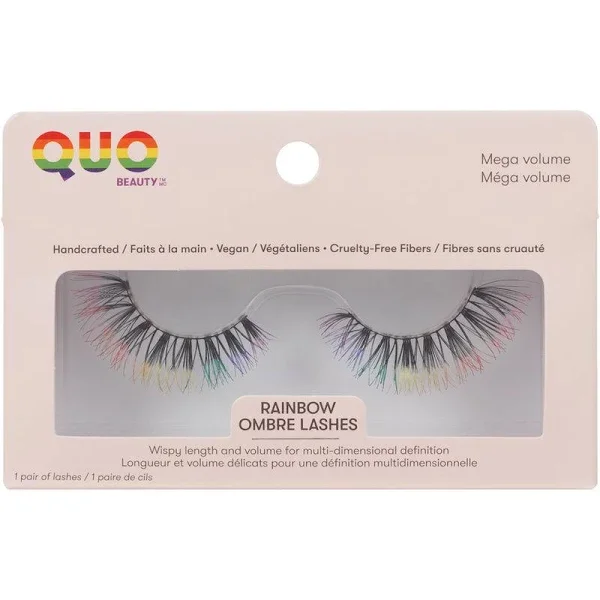 Quo Beauty Pride Rainbow Ombre Lashes