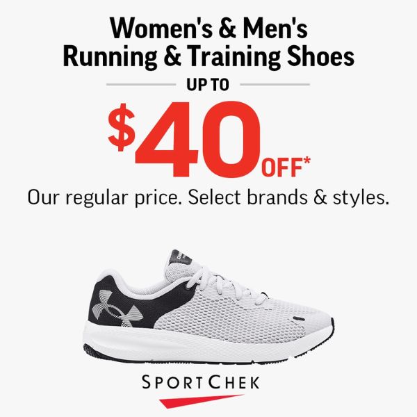 Women s Men s Running Training Shoes Up To 40 Off Upper Canada Mall