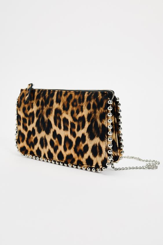 leopard print crossbody bag from zara