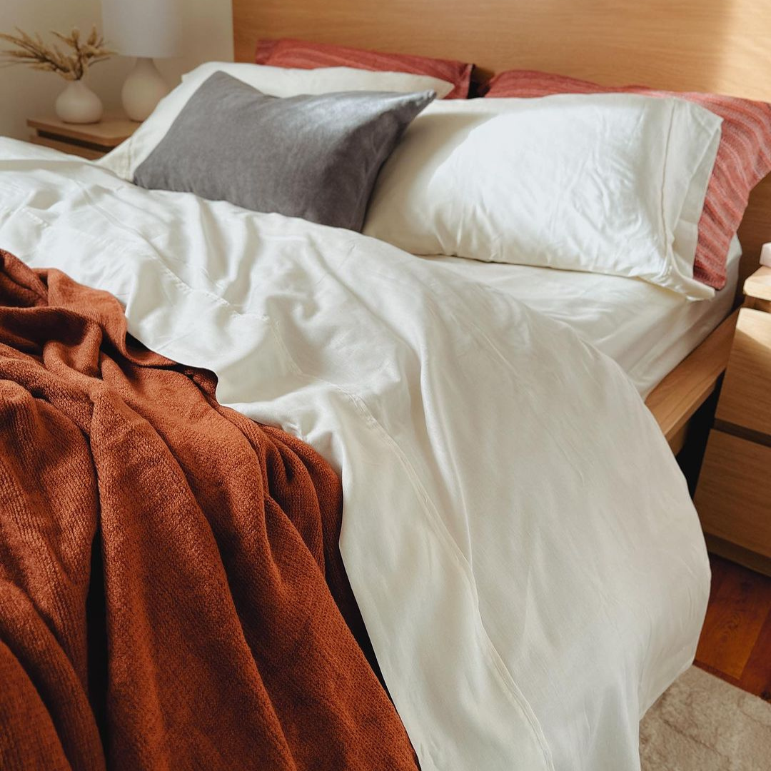 burnt orange bedding set