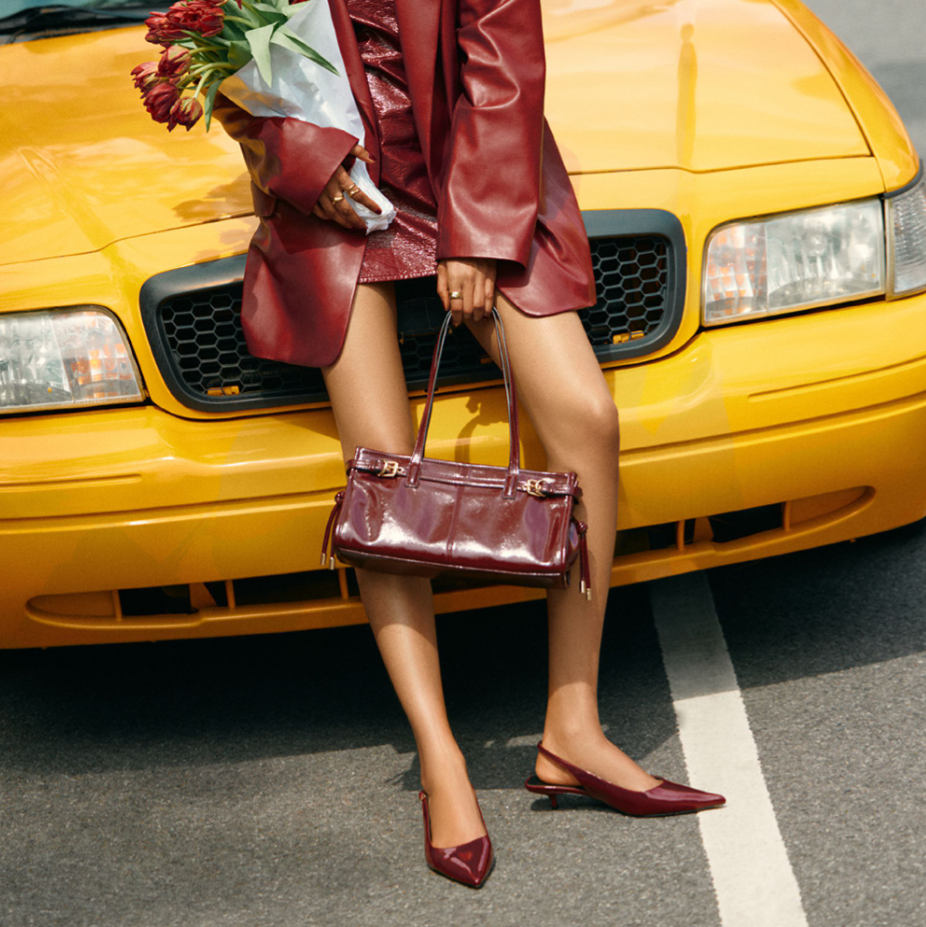 red ballet flats slingbacks from aldo