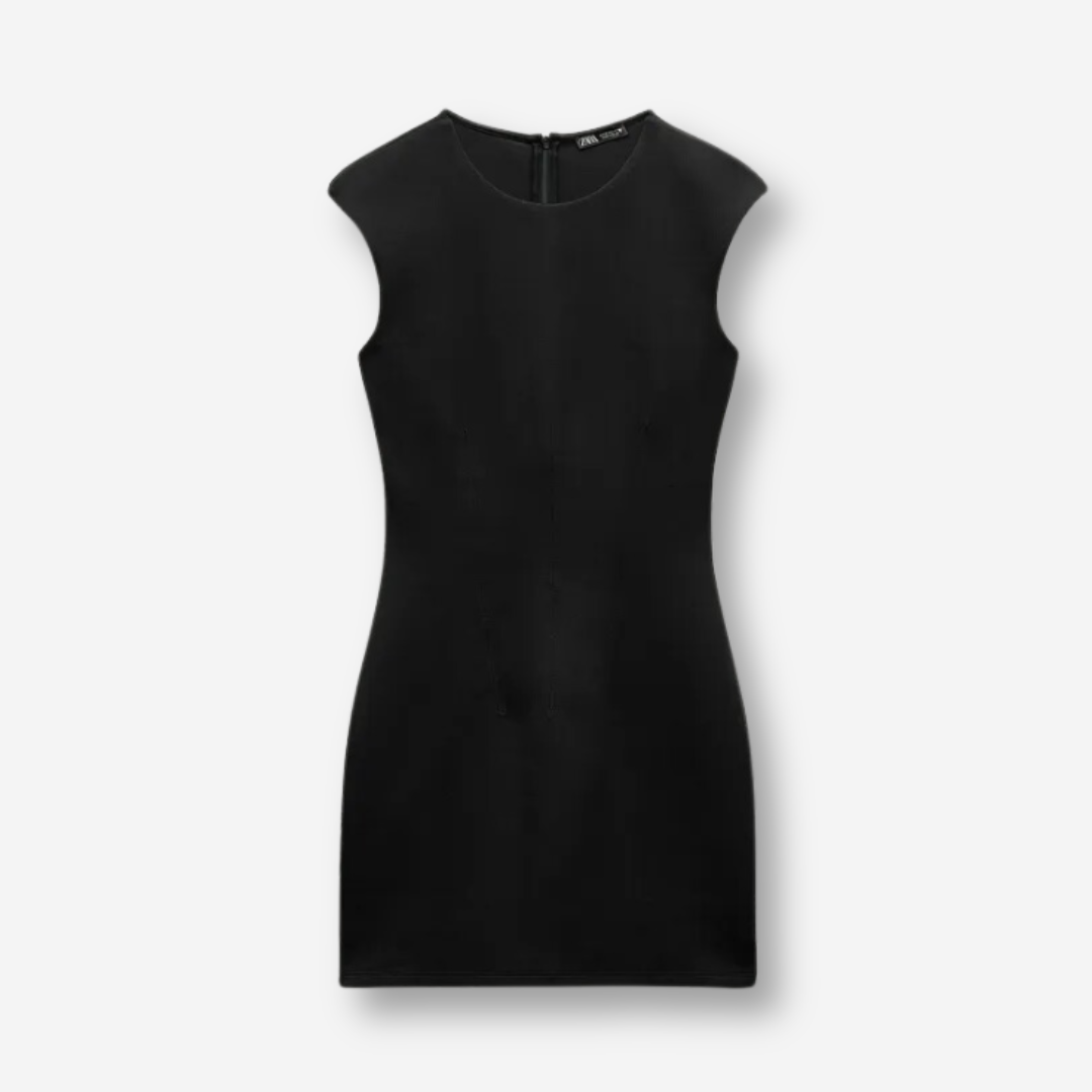 Sleeveless black dress