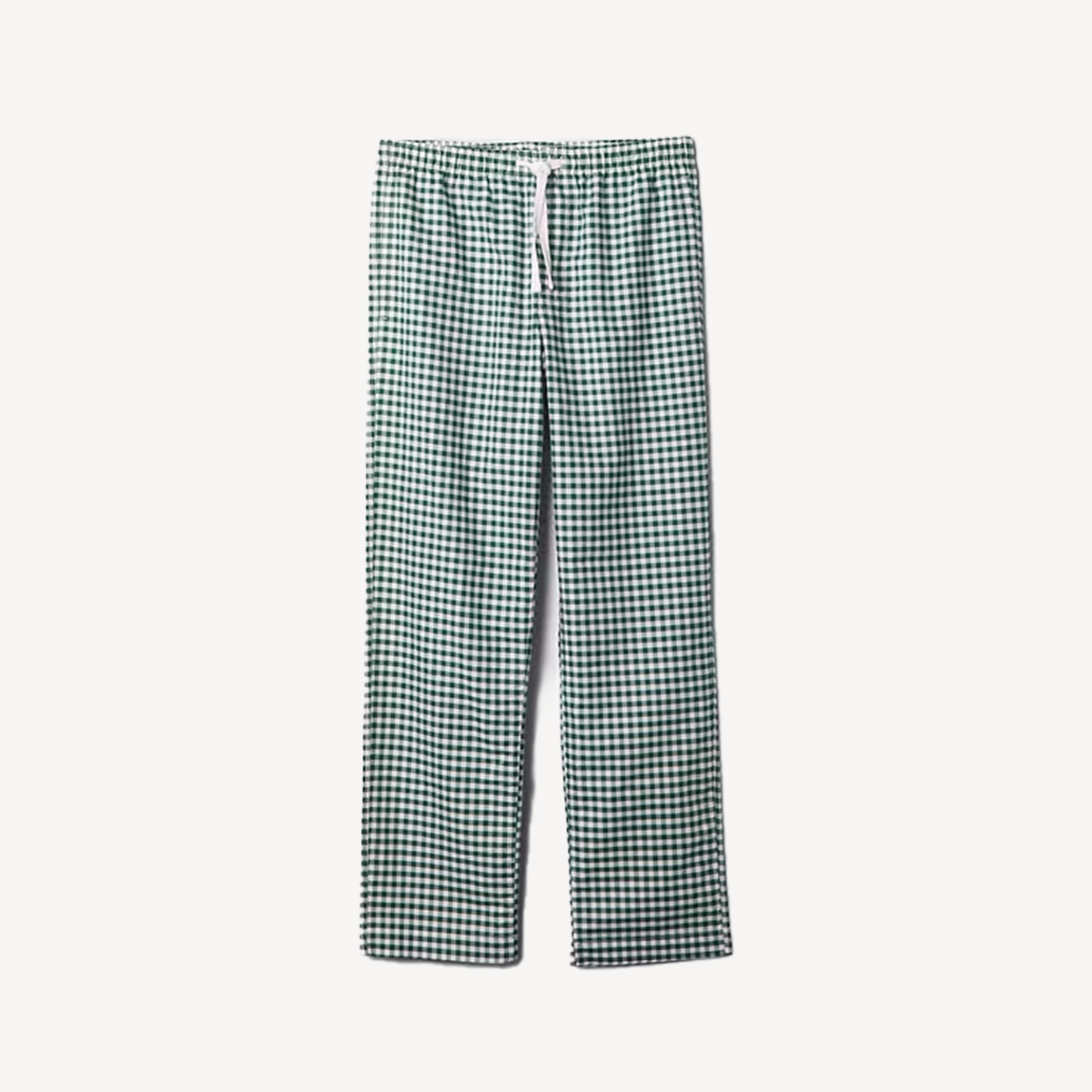 Checkered pattern pajama pants