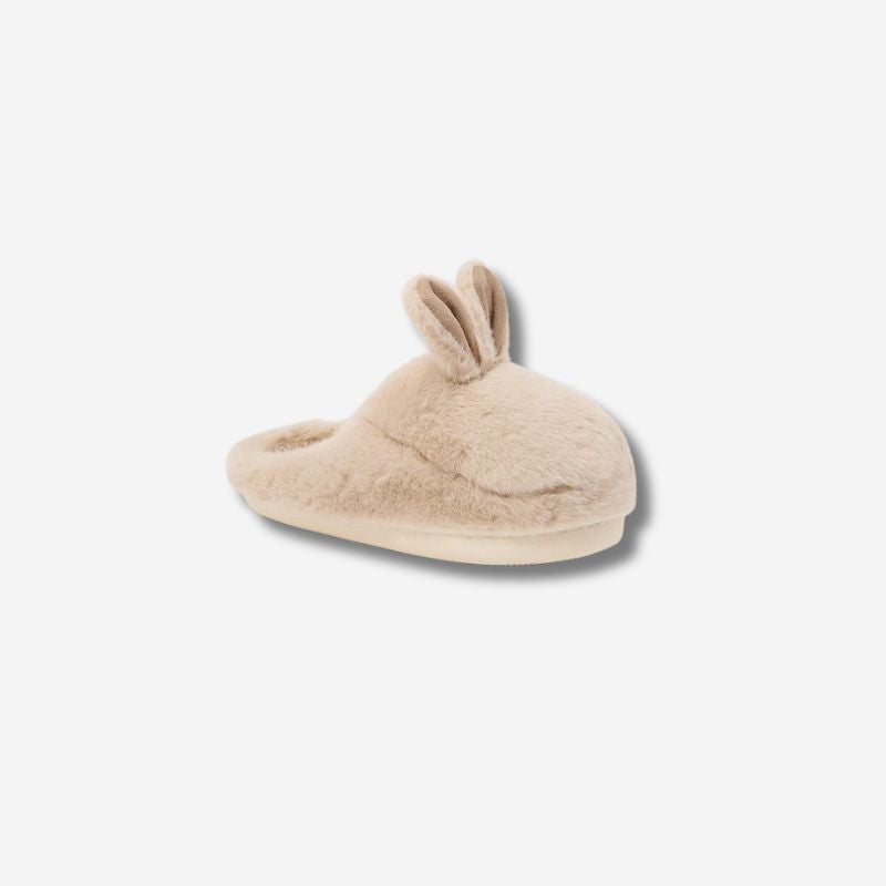 faux fur bunny slippers