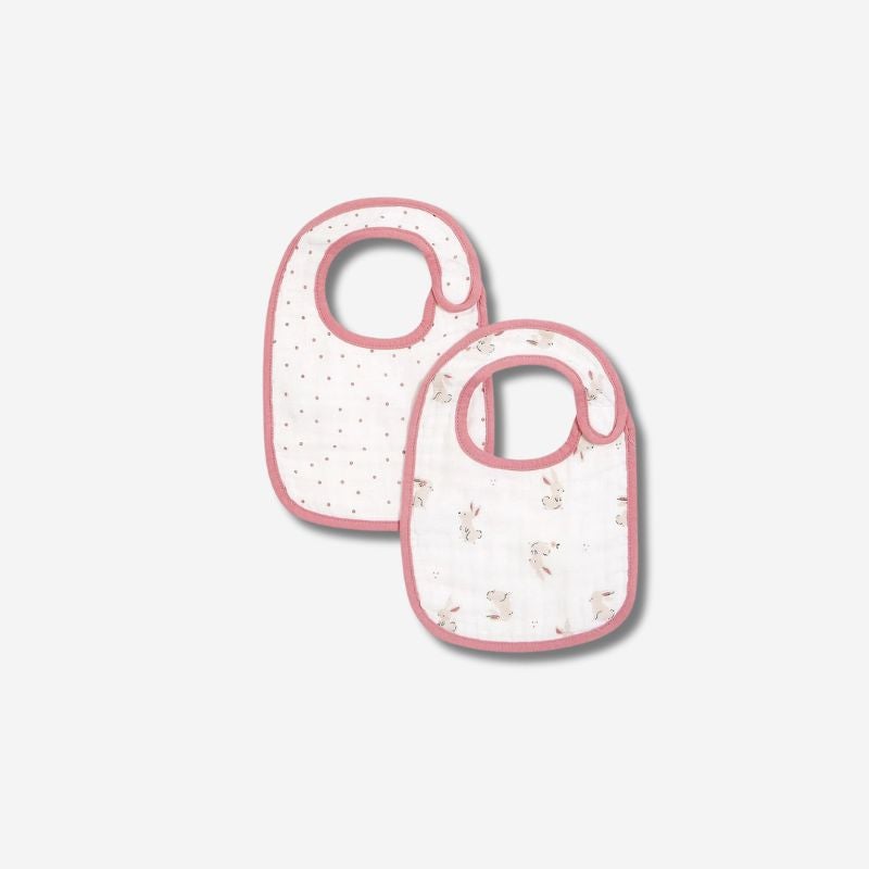 Baby's 2-Pack Cotton Printed Bibs