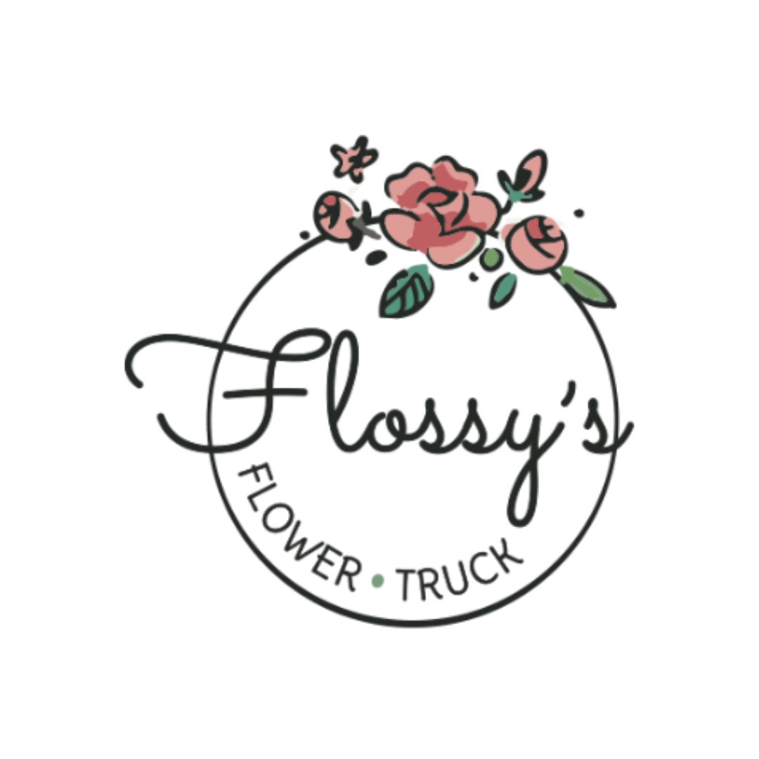 flossy's flower truck logo