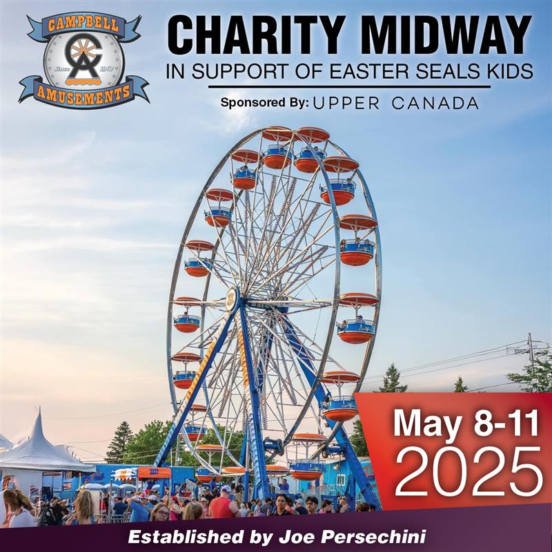 easter seals charity midway poster