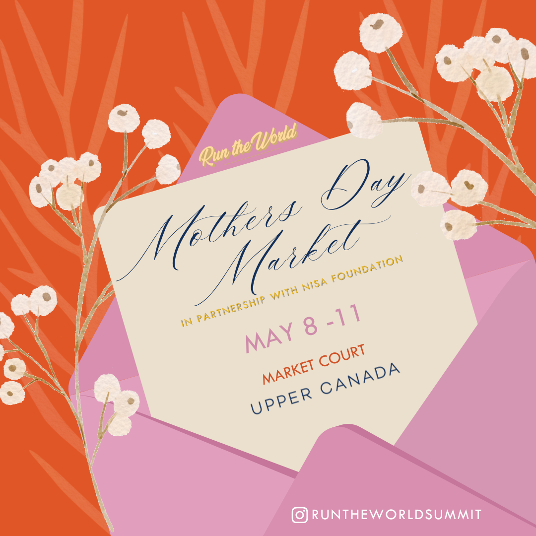 run the world mother's day market creative
