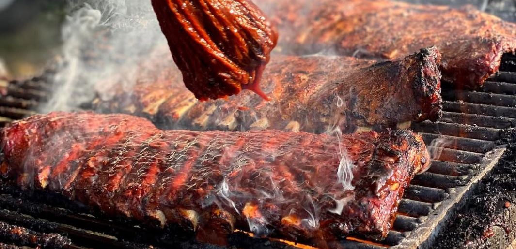 ribs on grill