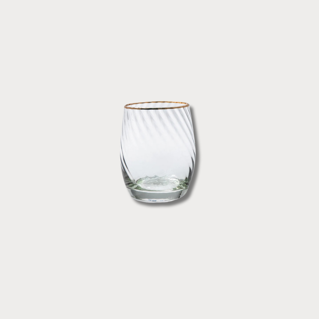 stemless wine glass from fox home