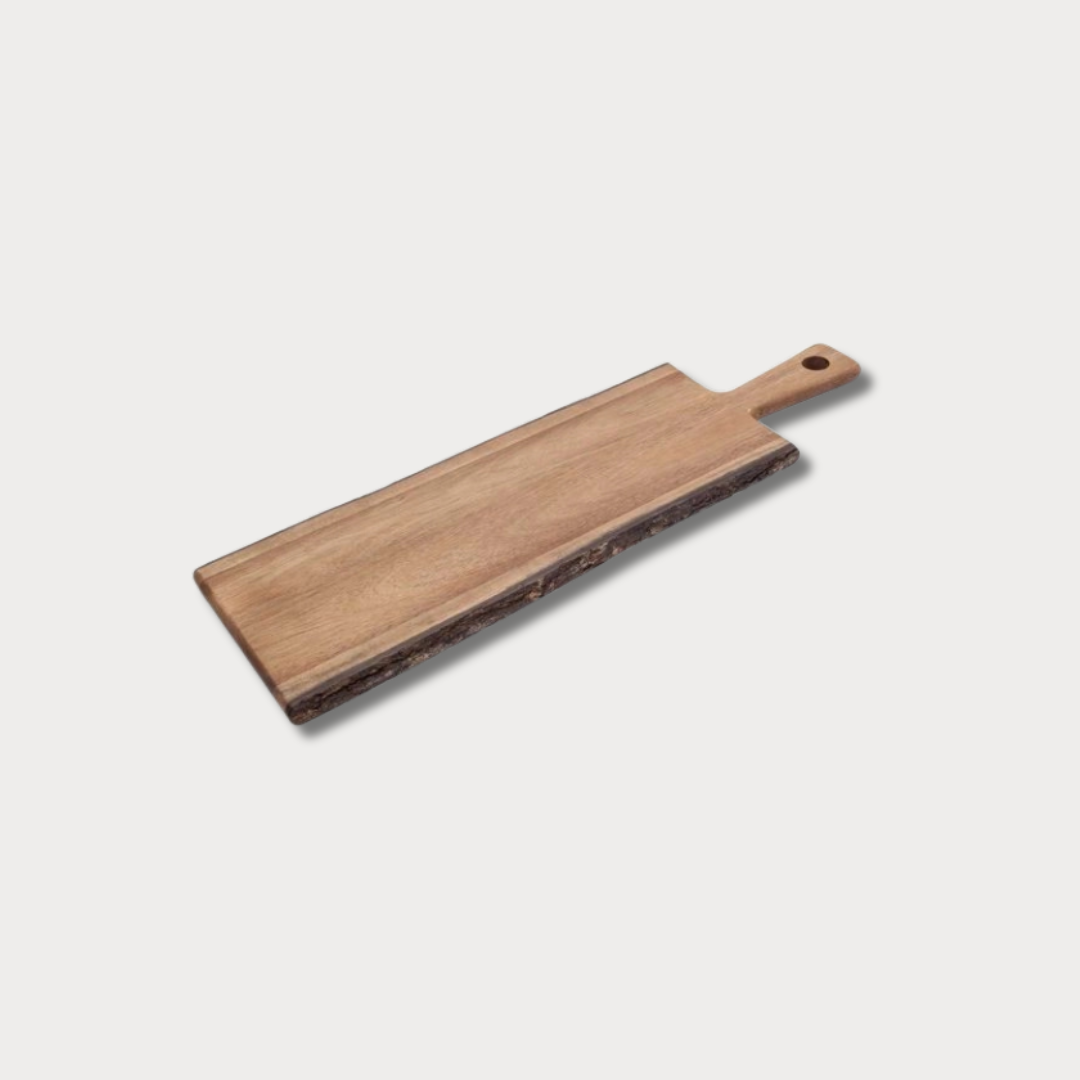 charcuterie board from linen chest