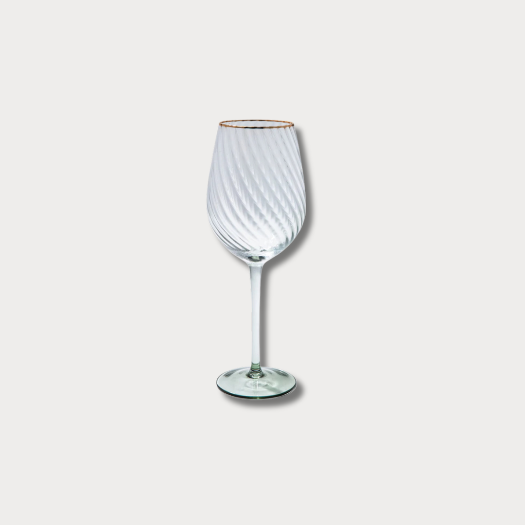 stemmed wine glass from fox home